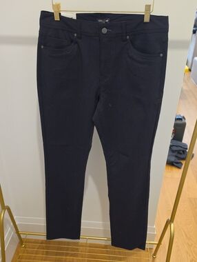 Men's Dark Grey Lean Fit Chinos